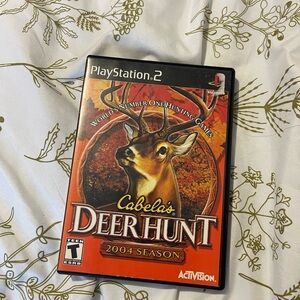 Cabela's Deer Hunt 2004 Season - PlayStation 2 Game with Red Cover